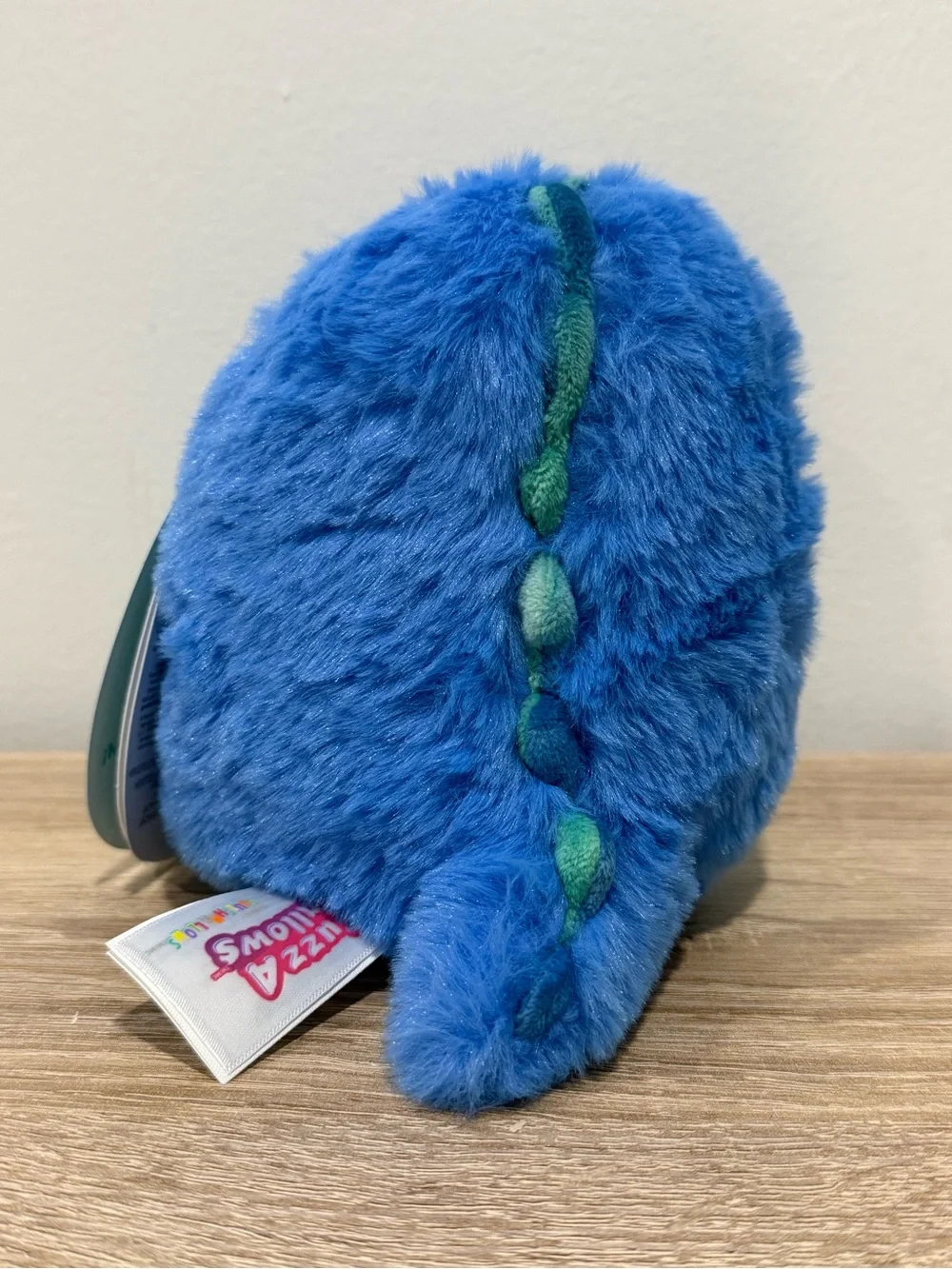 Squishmallows FuzzAMallows Brody Blue Dinosaur 5
